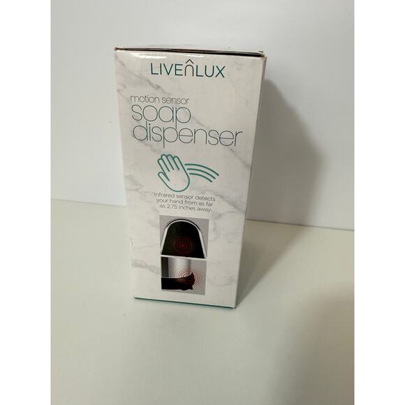 NEW Livenlux Motion Sensor Soap Dispenser Stainless Steel Touchless NIB - Picture 3 of 8